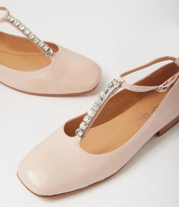 PANDER TO NUDE SILVER LEATHER JEWELS