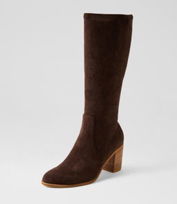 TIRRY TO CHOC STRETCH MICROSUEDE