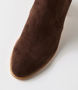 TIRRY TO CHOC STRETCH MICROSUEDE