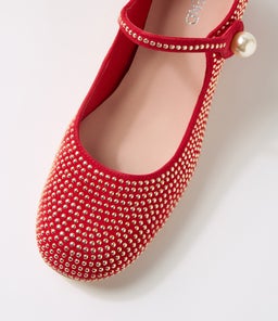 WELOS TO RED SUEDE