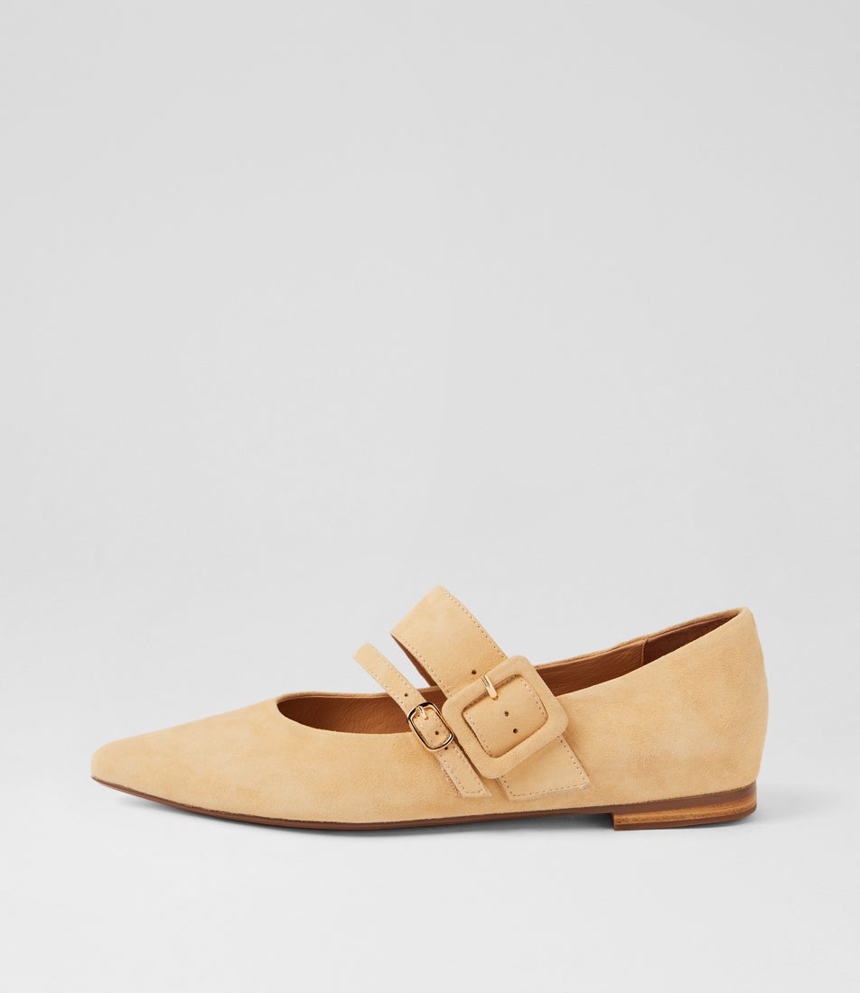 Yexa Butter Suede Mary Janes