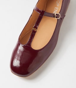 MALONEY TO WINE PATENT LEATHER
