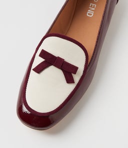 MOJAS TO WINE IVORY PATENT MULTI