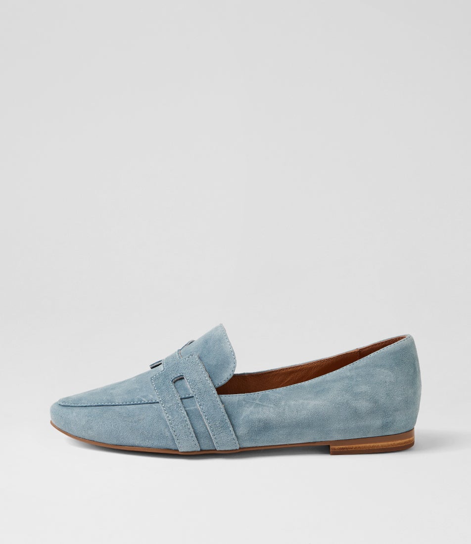 Salti Denim Suede Loafers Salti Denim Suede Loafers