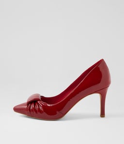 BINGLEY TO DK RED PATENT LEATHER