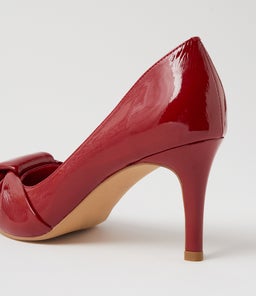 BINGLEY TO DK RED PATENT LEATHER