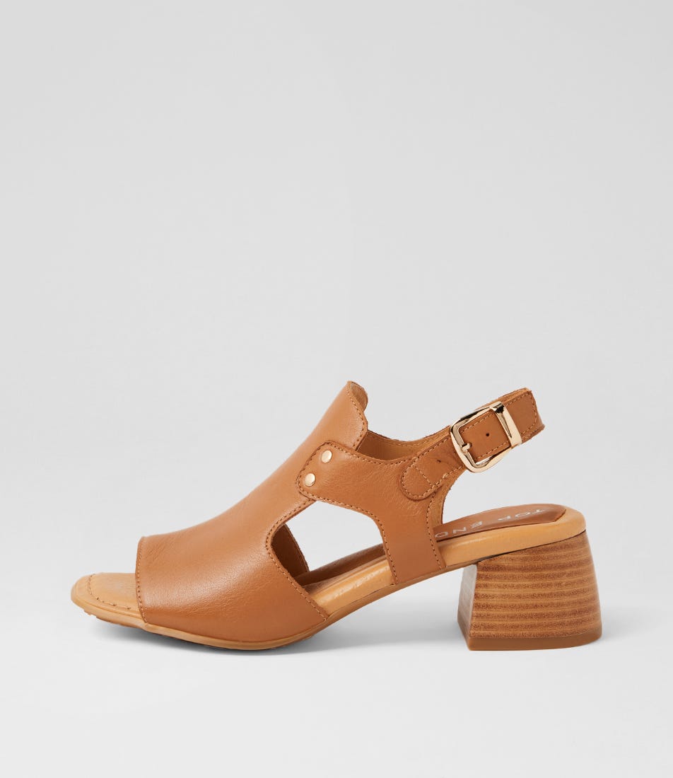 Franko Dark Tan Leather Sandals