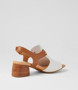 FRANKO TO WHITE DK TAN LEATHER