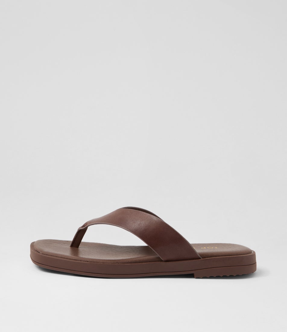 Teige Choc Leather Thongs Teige Choc Leather Thongs