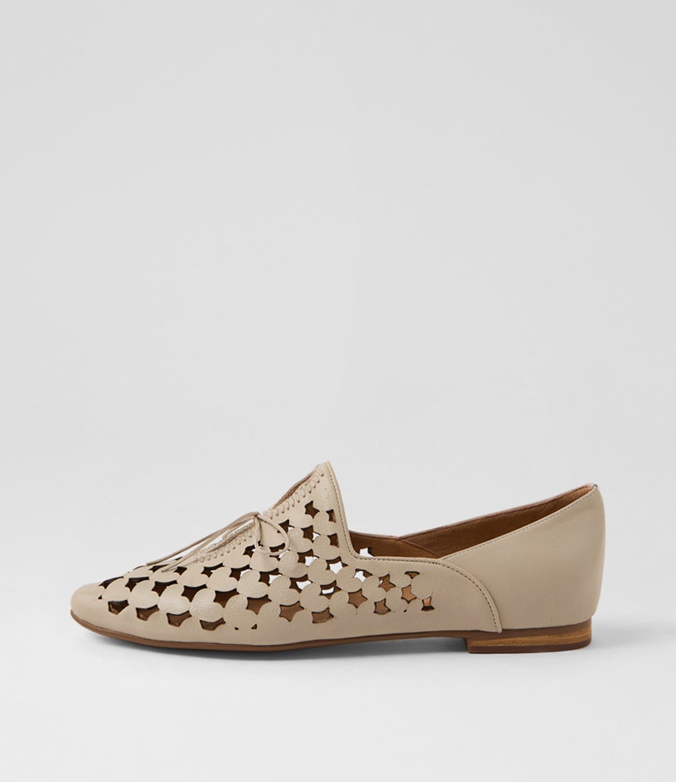 Sumi Almond Leather Loafers