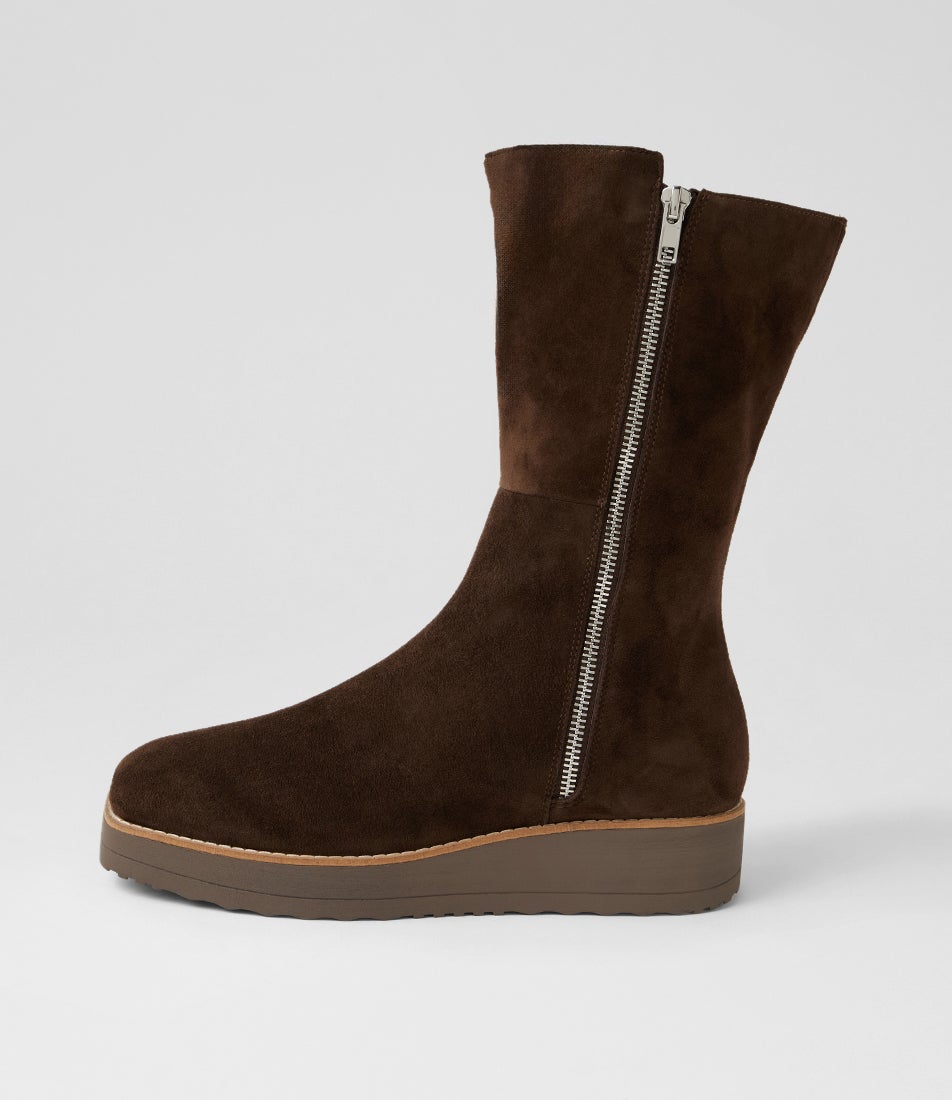Dyla Choc Suede Calf Boots Dyla Choc Suede Calf Boots