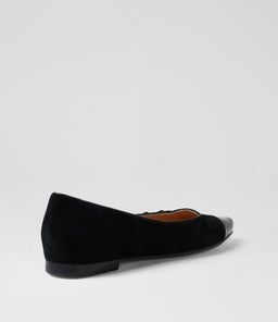 SIFFA TO BLACK PATENT SUEDE
