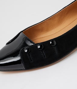 SIFFA TO BLACK PATENT SUEDE