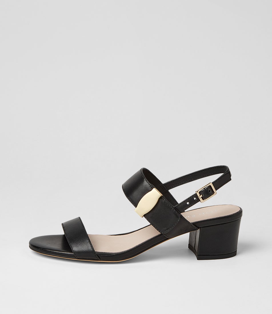Dreda Black Leather Sandals Dreda Black Leather Sandals