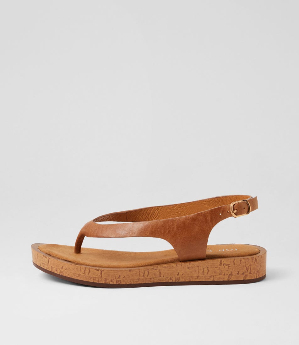 Fresla Tan Leather Sandals