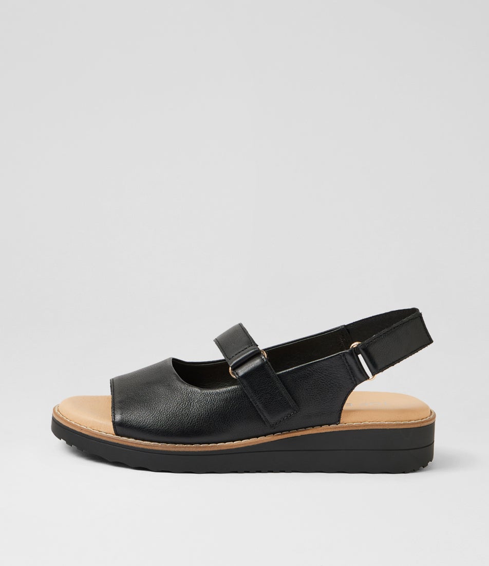 Heeka Black Leather Sandals Heeka Black Leather Sandals