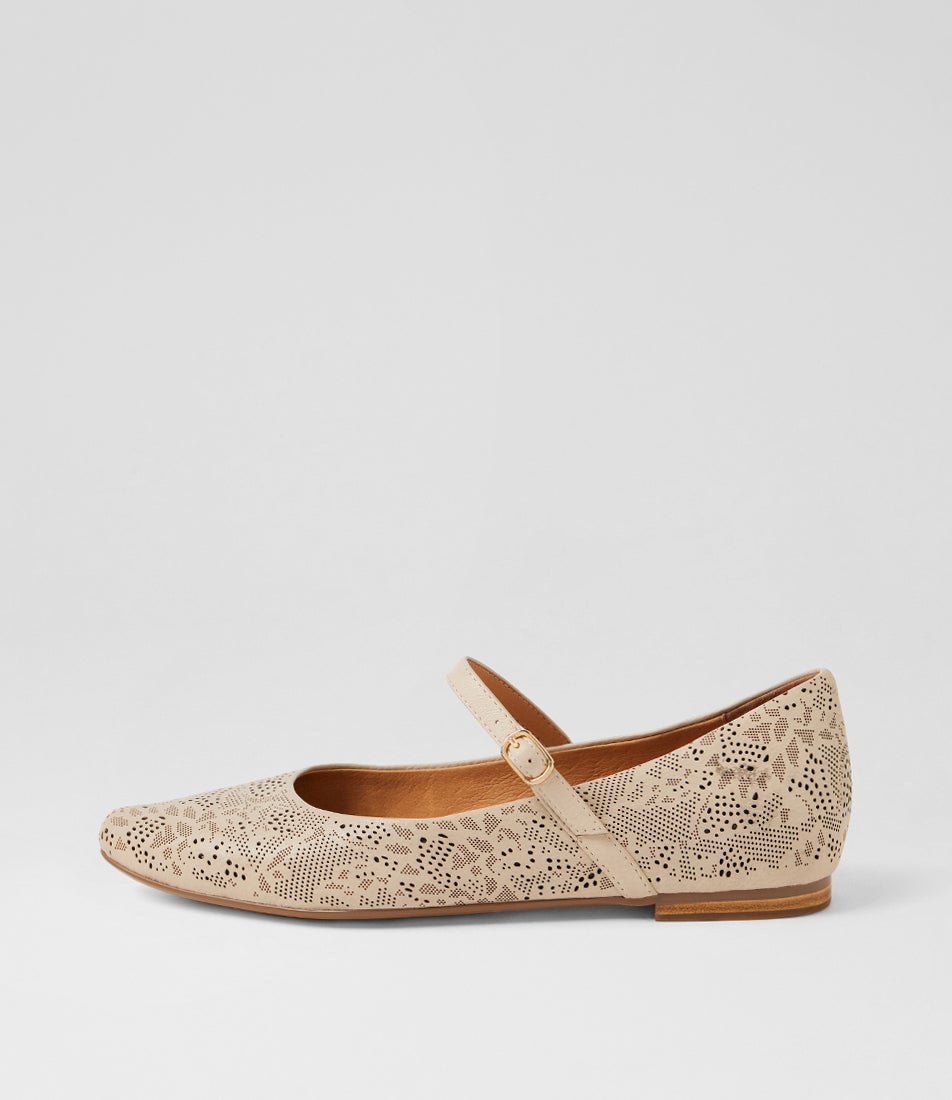 Saffie Vanilla Leather Flat Shoes Saffie Vanilla Leather Flat Shoes