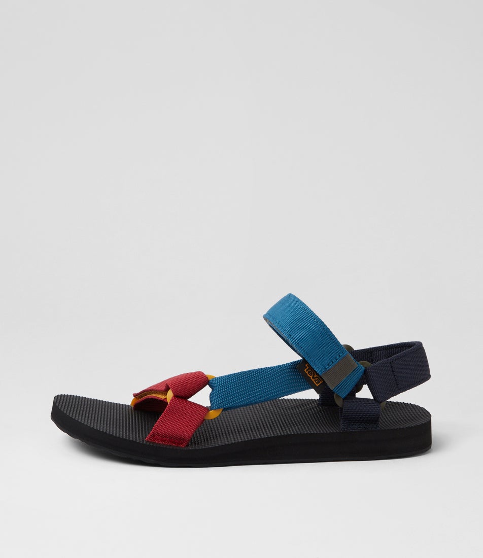 M Original Universal Blue Coral Multi Fabric Sandals