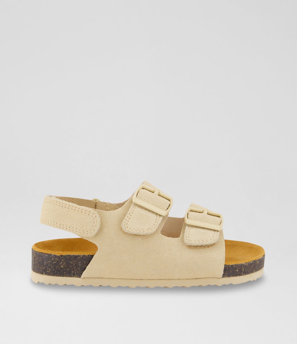 Remy Toddler Wheat Leather Sandals