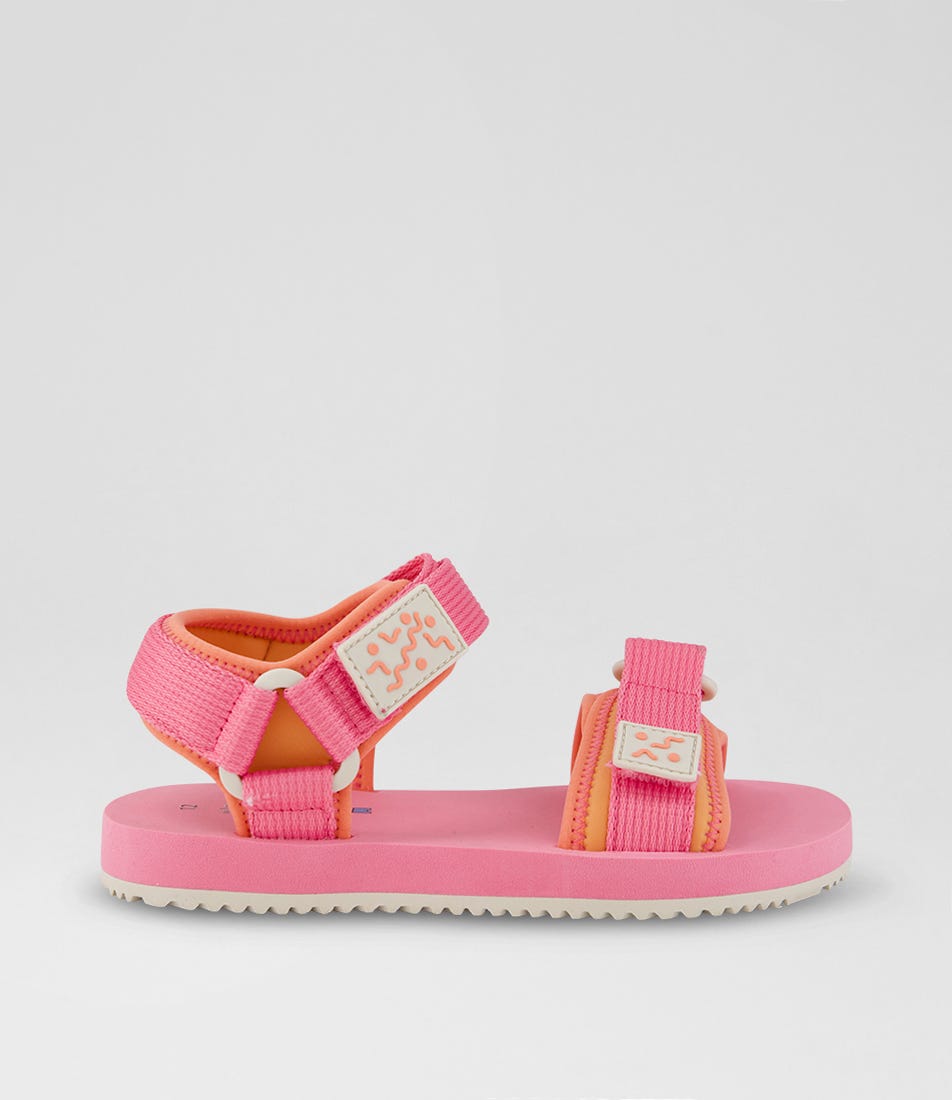 Billie Beach Junior Pink Neoprene Sandals