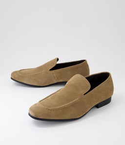 GRESHAY UN TAUPE SUEDE