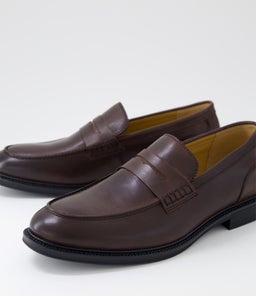 COX UN BROWN LEATHER