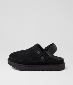 GOLDENSTAR CLOG UU BLACK SUEDE