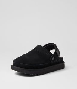 GOLDENSTAR CLOG UU BLACK SUEDE