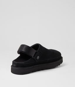 GOLDENSTAR CLOG UU BLACK SUEDE