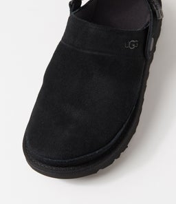 GOLDENSTAR CLOG UU BLACK SUEDE