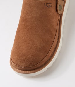 GOLDENCOAST CLOG UU CHESTNUT BRIGHT MELON SUEDE