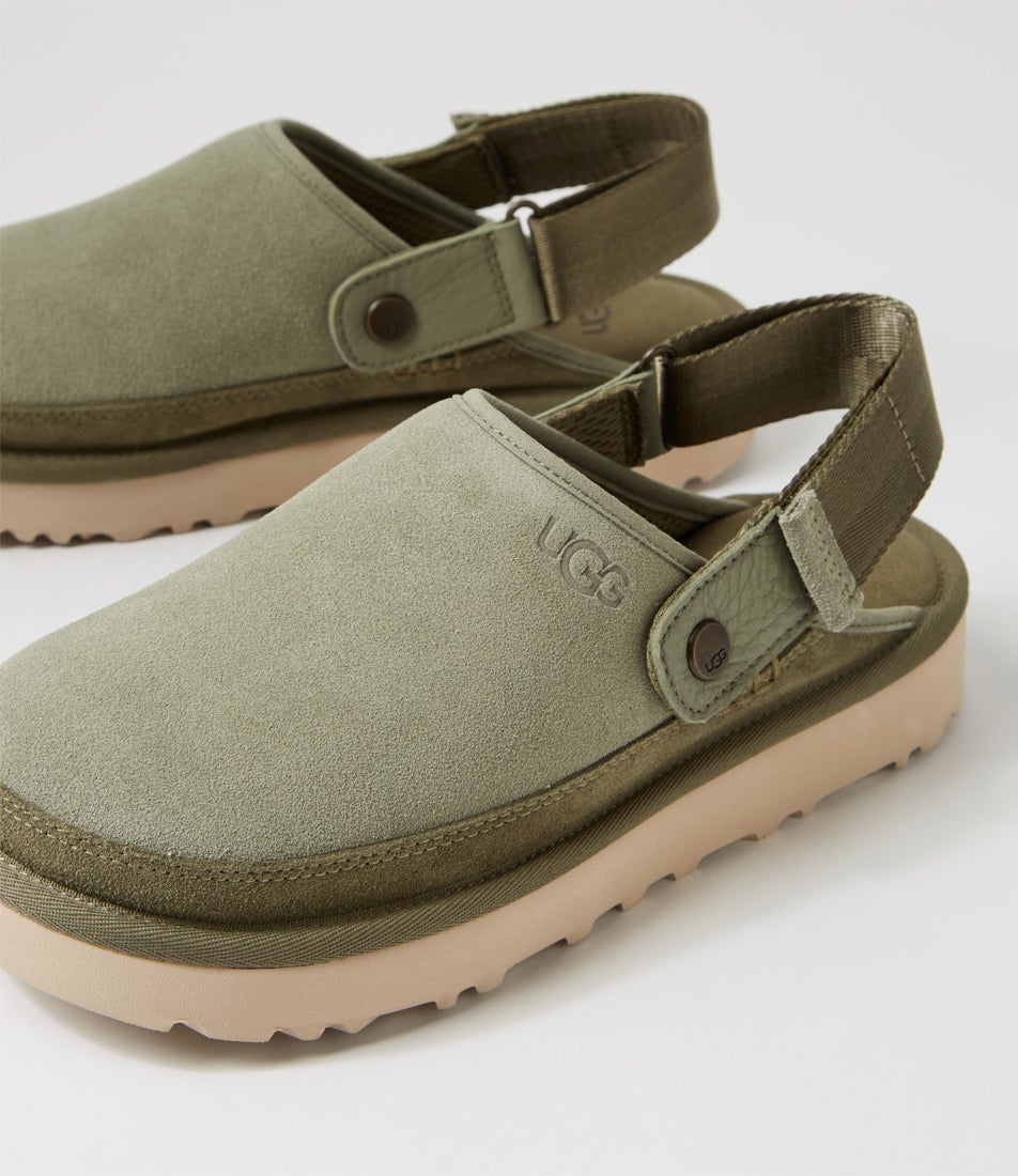 Goldencoast Clog-Uu-Shaded Clover-Suede