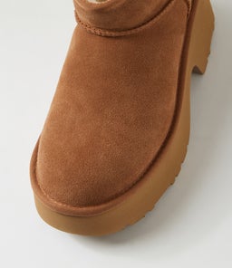 ULTRA MINI NEW HEIGHTS UU CHESTNUT SUEDE