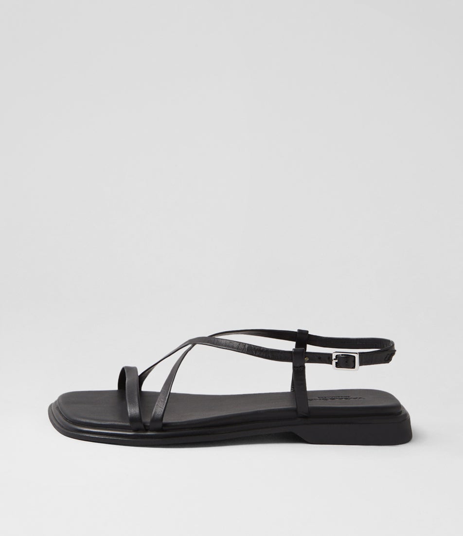 Izzy Black Leather Sandals Izzy Black Leather Sandals