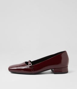 DEBBI BUCKLE VB DARK RED PATENT LEATHER