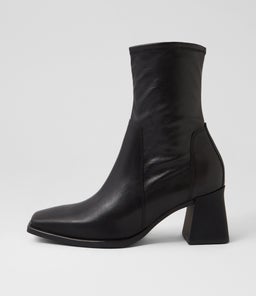 HEDDA BOOT VB BLACK STRETCH LEATHER