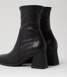 HEDDA BOOT VB BLACK STRETCH LEATHER