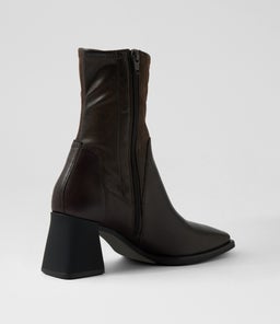 HEDDA BOOT VB CHOCOLATE STRETCH LEATHER