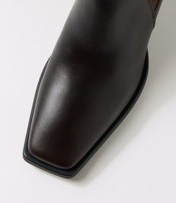 HEDDA BOOT VB CHOCOLATE STRETCH LEATHER