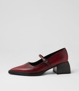 VIVIAN MARYJANE VB DK RED LEATHER