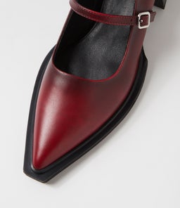 VIVIAN MARYJANE VB DK RED LEATHER