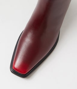 AINO WEDGE BOOT VB RED LEATHER