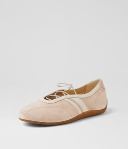HOLLIE BALLET VB OFF WHITE SUEDE