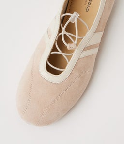 HOLLIE BALLET VB OFF WHITE SUEDE
