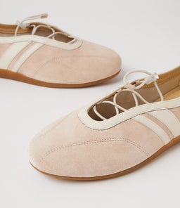 HOLLIE BALLET VB OFF WHITE SUEDE