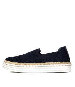 QUEEN VE NAVY KNIT