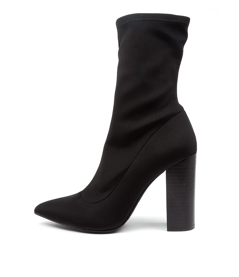 Buy Verali Duke Ve Black Ankle Boots online with free shipping
