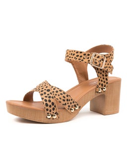 LULU VE NUDE CHEETAH MICROSUEDE