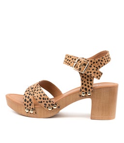 LULU VE NUDE CHEETAH MICROSUEDE