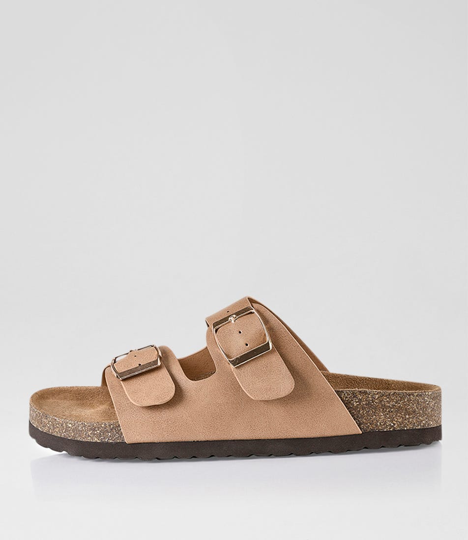 Xylo Biscuit Microsuede Slides